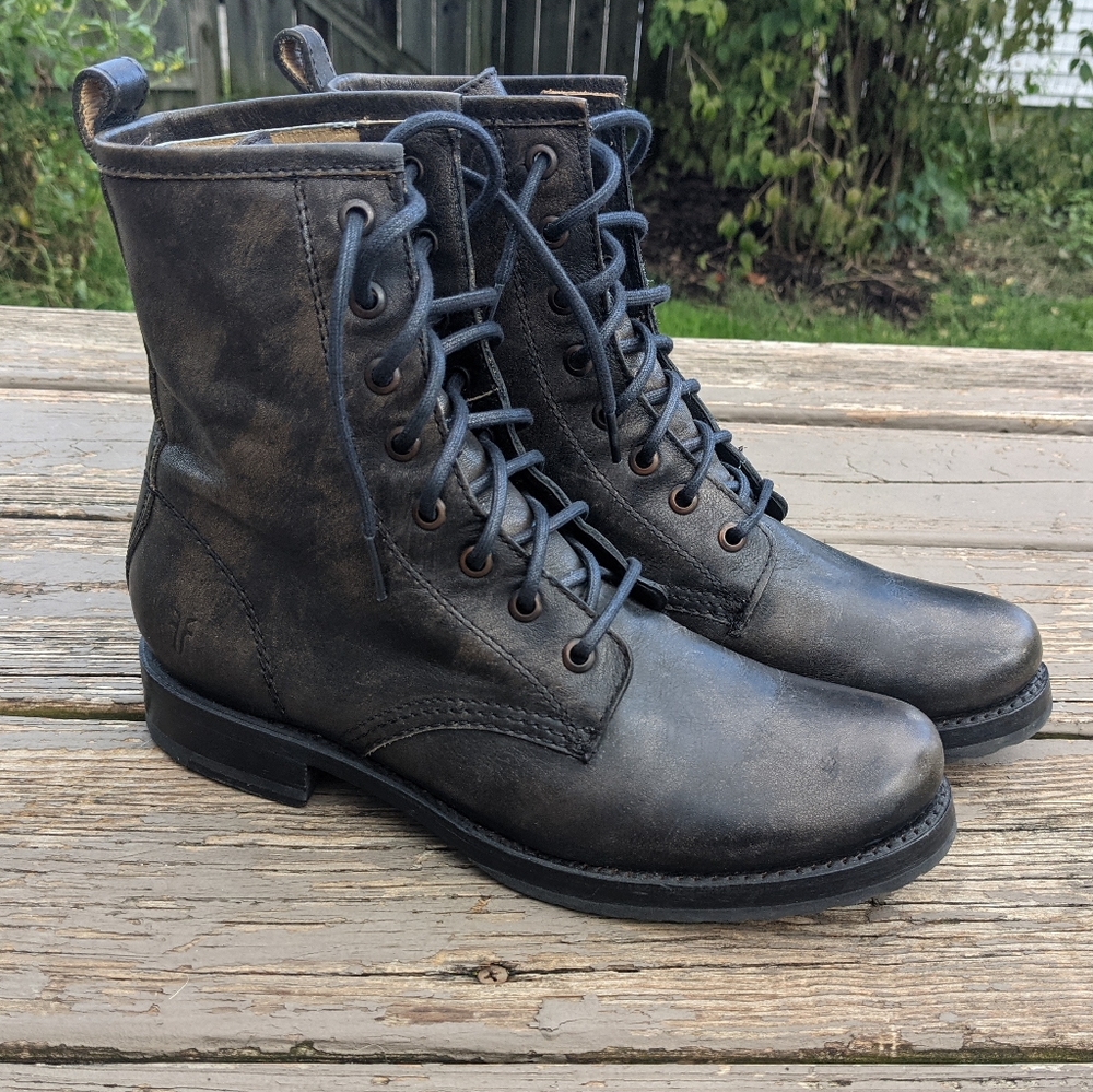 Frye Veronica Combat Boots